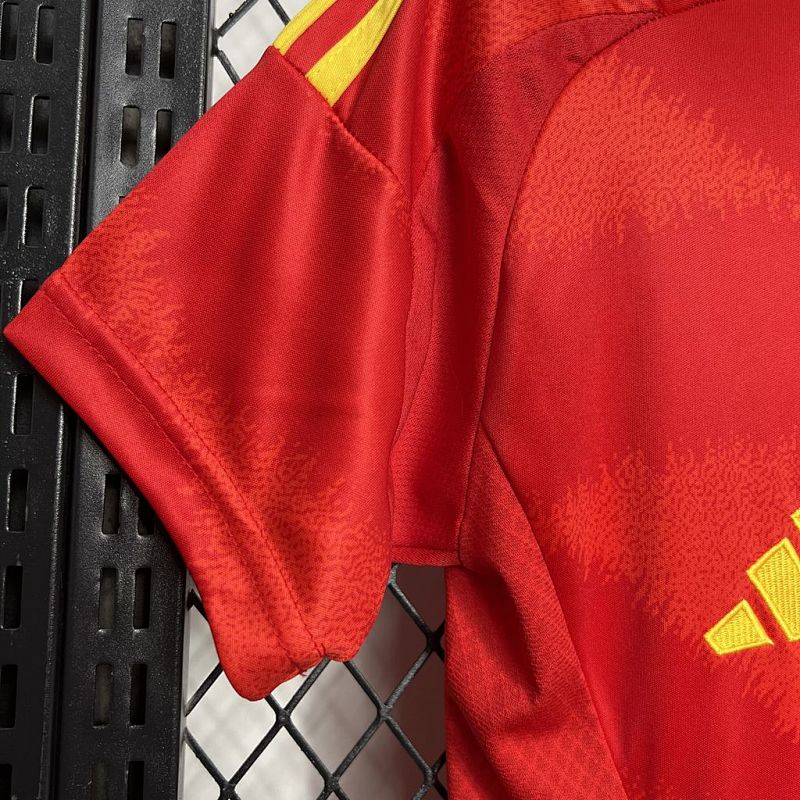 Spain 2024 25 Euro Home Womens Jersey Fotbollstroja