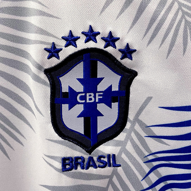 22 23 Brazil White Special Edition Woman Fotbollstroja