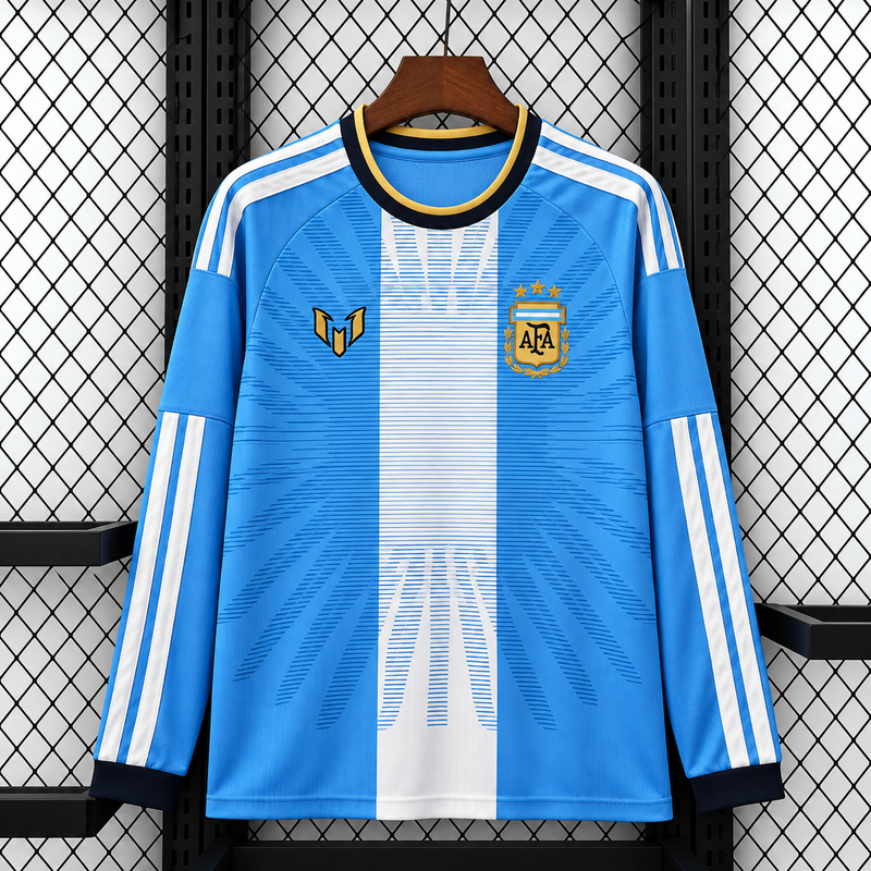 Argentina 2026/27 Messi Specialtröja Långärmad