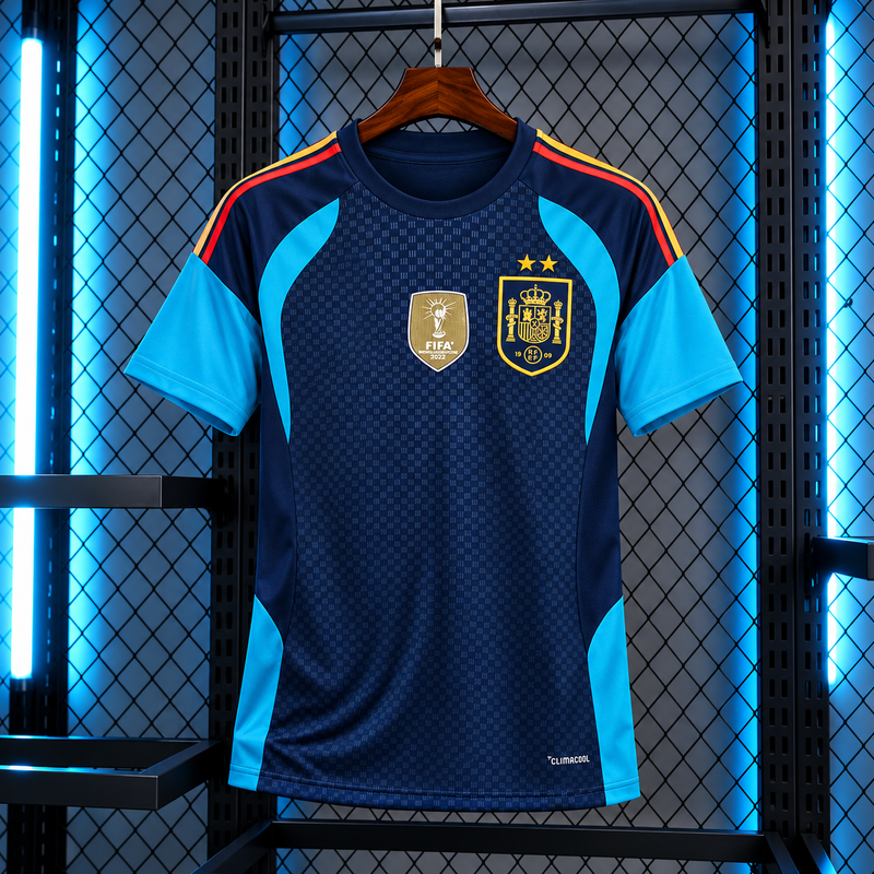 Spanien 2026 Pre-Match-tröja (Champions) — Herr