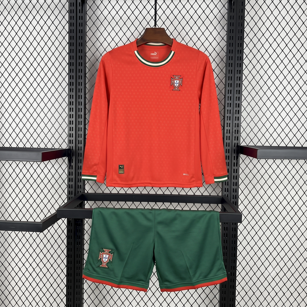 Portugal 2025/26 Long-Sleeve Jersey — Junior