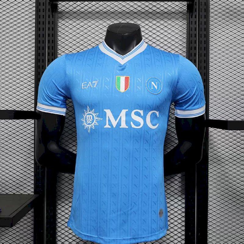 Men’s Napoli 2025-26 Home Jersey Player Version