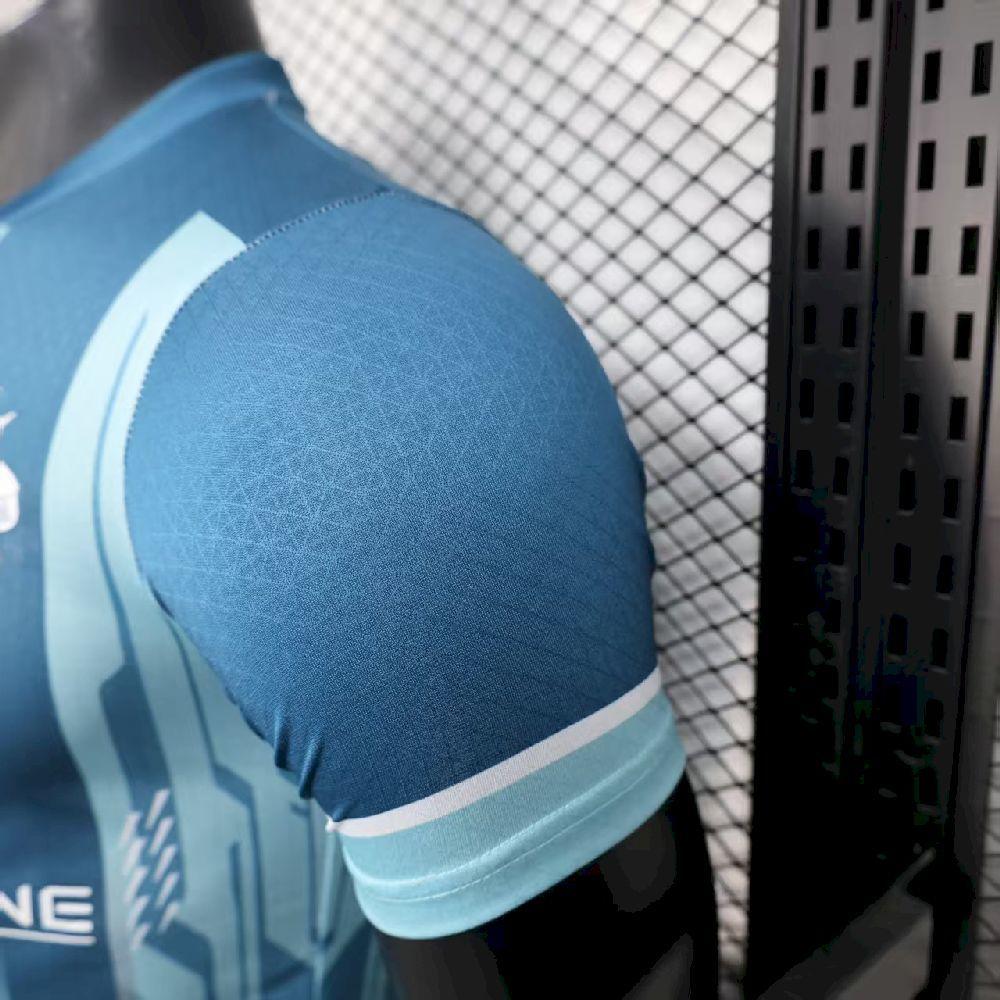 Men’s Olympique Marseille 2025-26 Blue Jersey Player Version