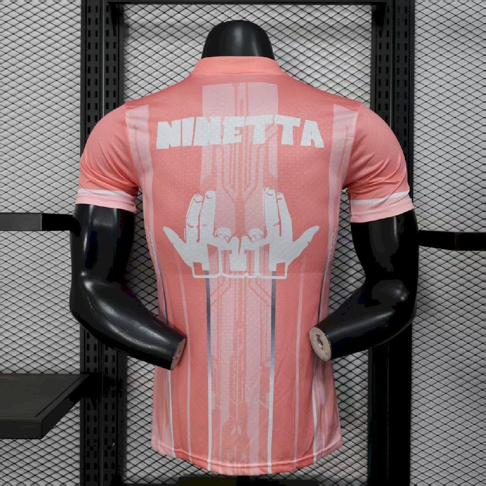 Men’s Olympique Marseille 2025-26 Pink Jersey Player Version