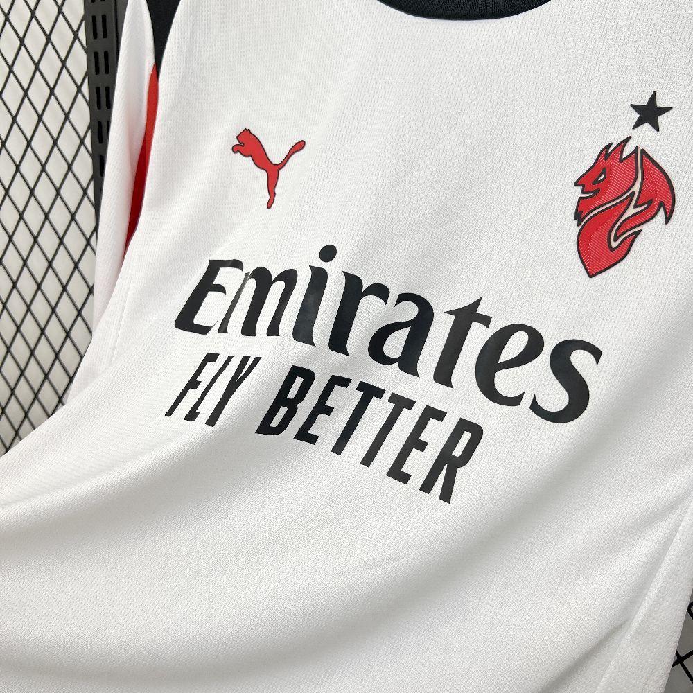Mens AC Milan 2025-26 Away Long Sleeve Jersey