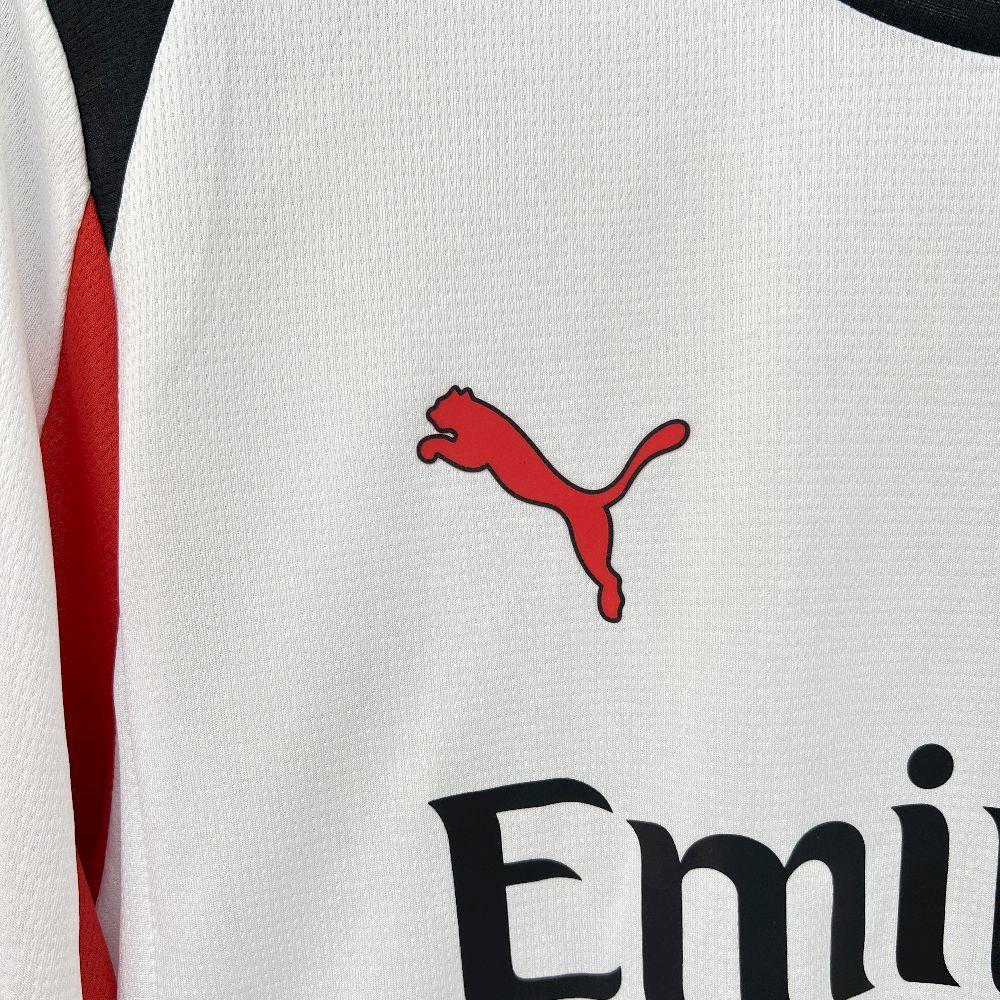 Mens AC Milan 2025-26 Away Long Sleeve Jersey