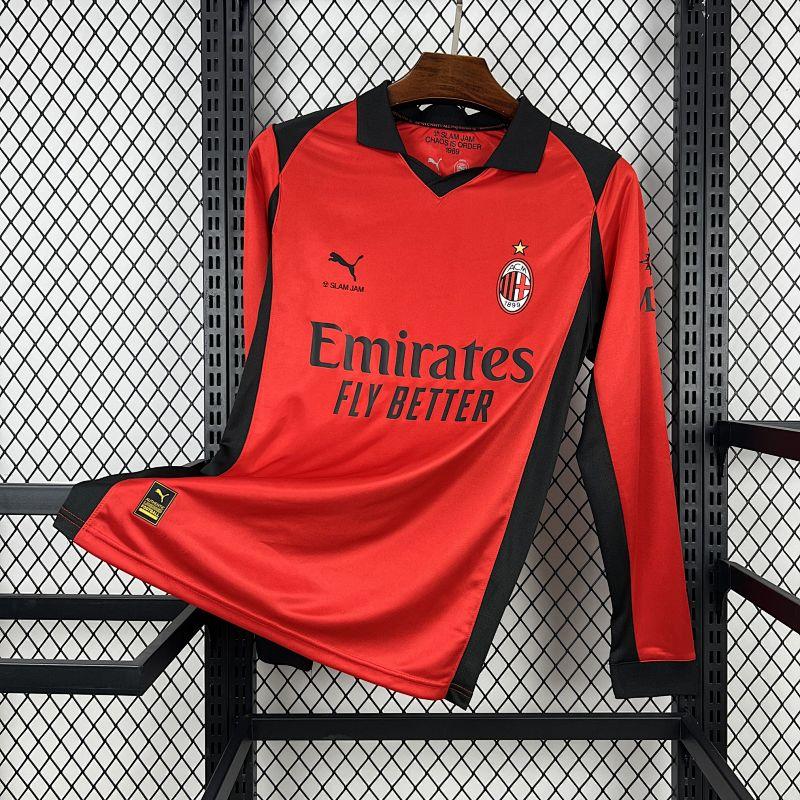 Mens AC Milan 2026-27 Fourth Long Sleeve Jersey