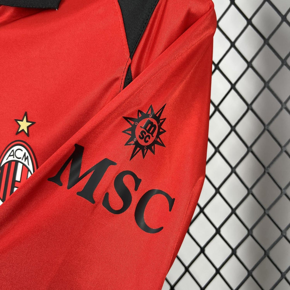 Mens AC Milan 2026-27 Fourth Long Sleeve Jersey