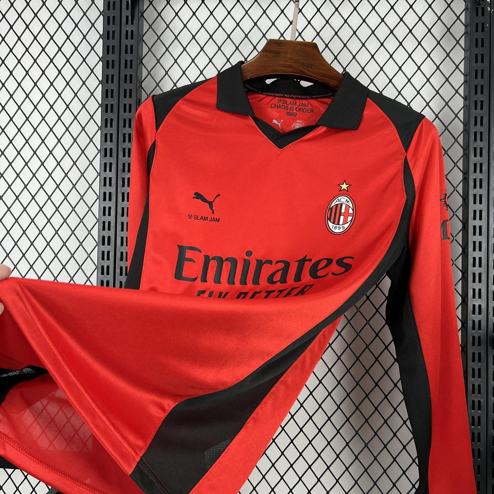 Mens AC Milan 2026-27 Fourth Long Sleeve Jersey