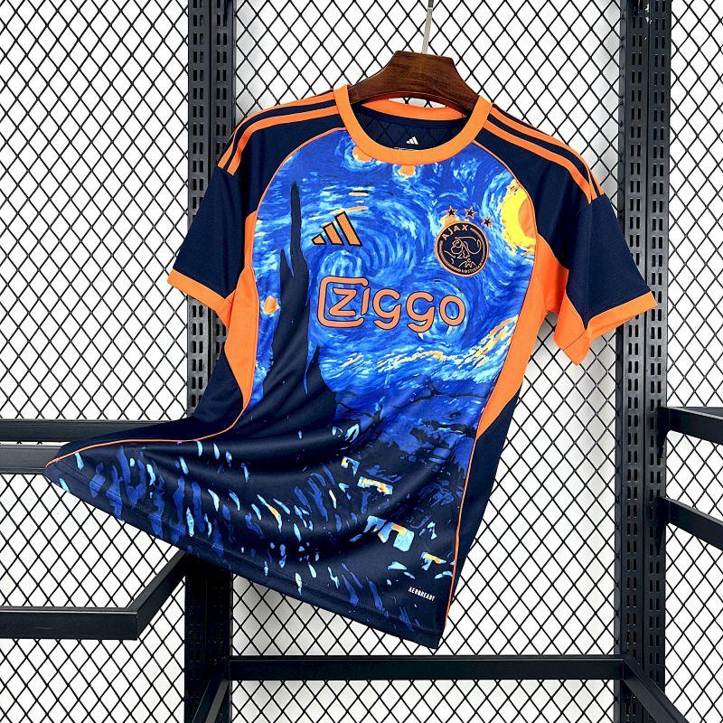 Mens Ajax x Van Gogh 2025-26 The Starry Night Edition Jersey