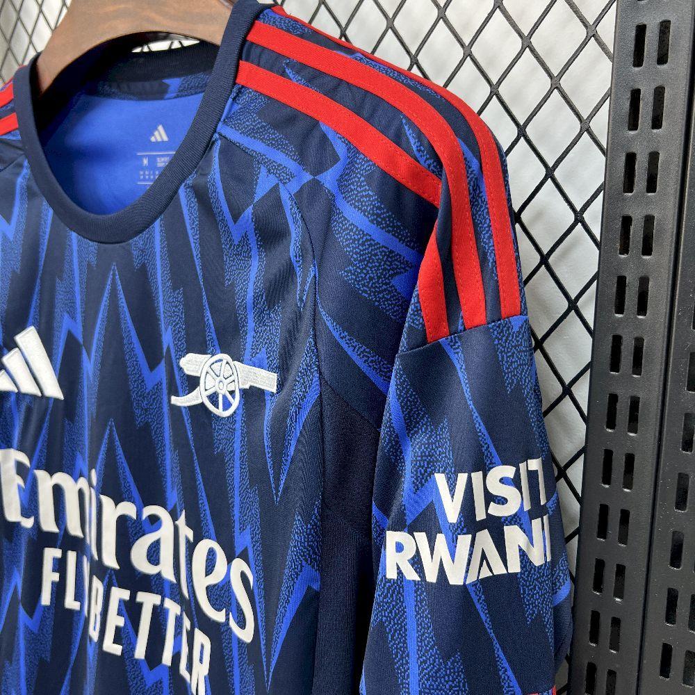 Mens Arsenal 2025-26 Away Long Sleeve Jersey