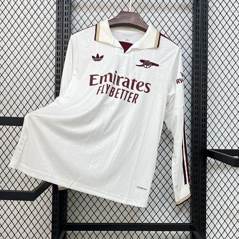 Mens Arsenal 2025-26 Third Long Sleeve Jersey