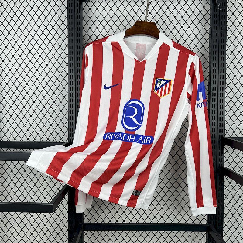 Mens Atletico Madrid 2025-26 Third Long Sleeve Jersey