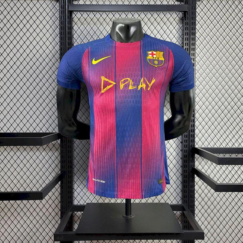 Mens Barcelon x Ed Sheeran 2025-26 Home Jersey Player Version
