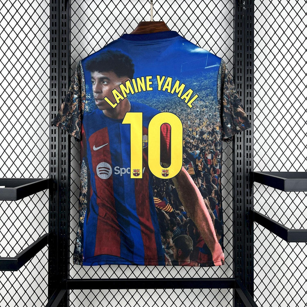 Barcelona 2025/26 Specialtröja (LAMINE YAMAL) — Herr