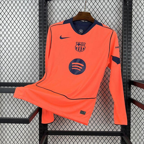 Mens Barcelona 2025-26 Third Long Sleeve Jersey