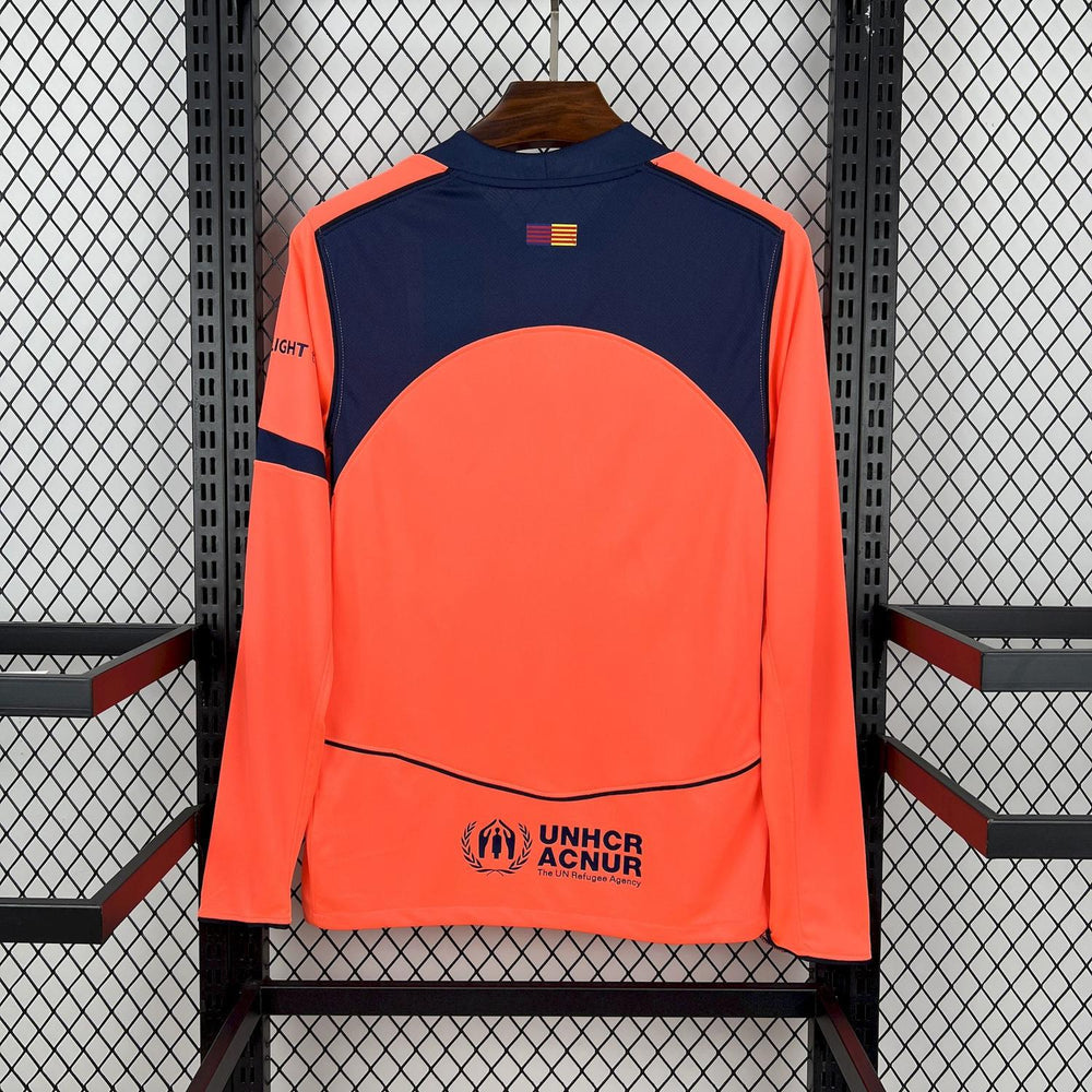 Mens Barcelona 2025-26 Third Long Sleeve Jersey