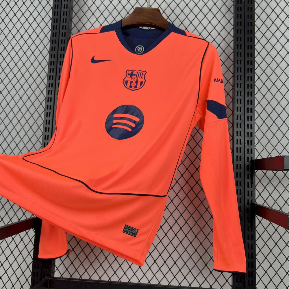Mens Barcelona 2025-26 Third Long Sleeve Jersey
