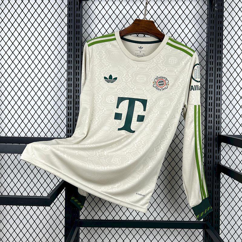 Mens Bayern Munich 2025-26 Oktoberfest Long Sleeve Jersey