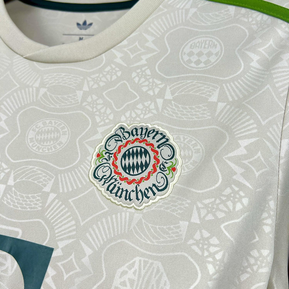 Mens Bayern Munich 2025-26 Oktoberfest Long Sleeve Jersey
