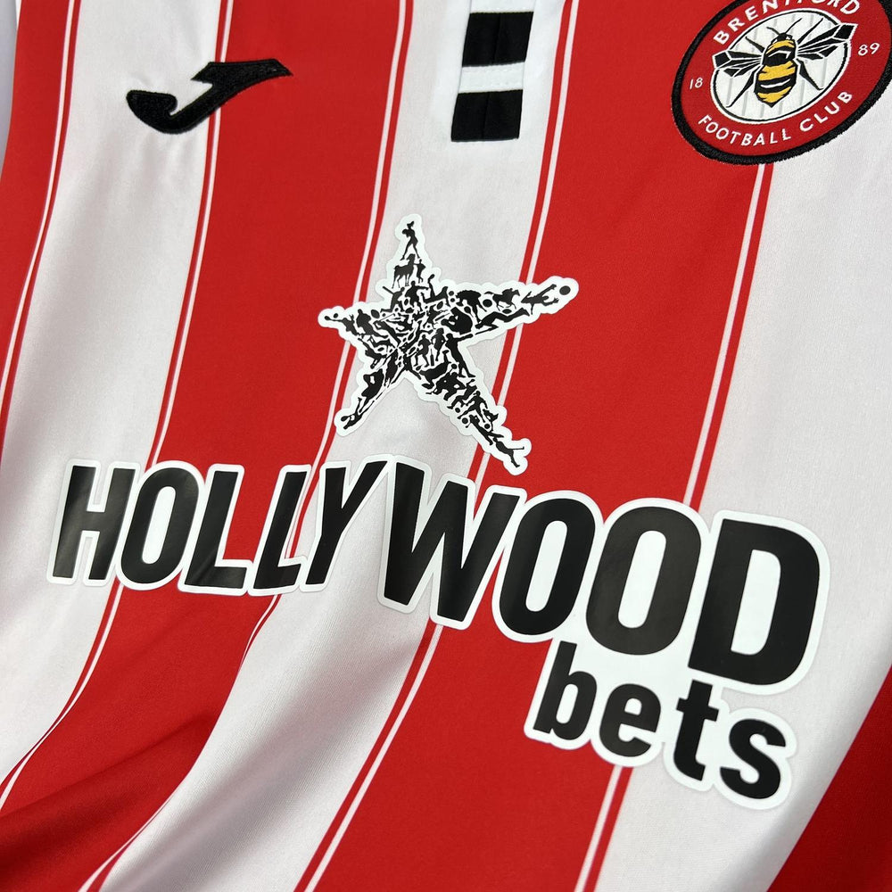 Mens Brentford 2025-26 Home Jersey