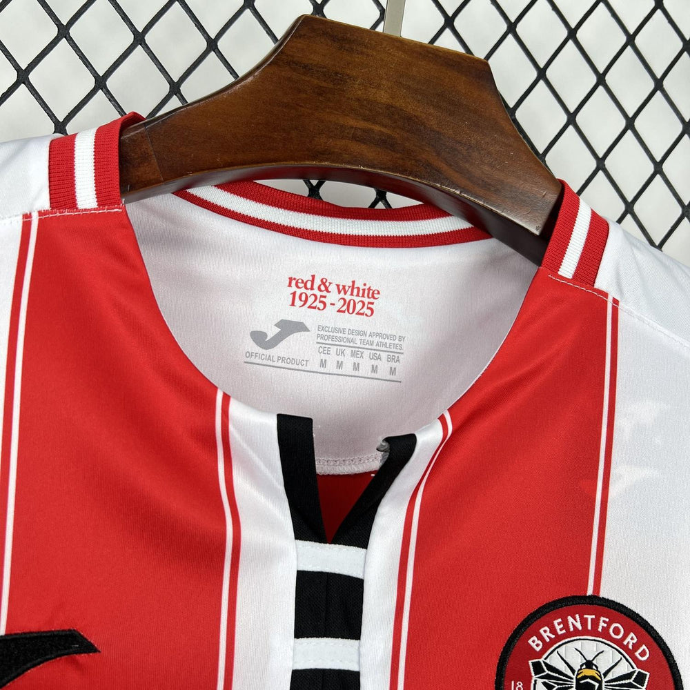 Mens Brentford 2025-26 Home Jersey