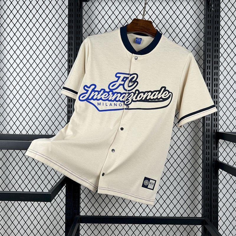 Mens Inter Milan 2025-26 Baseball Jersey