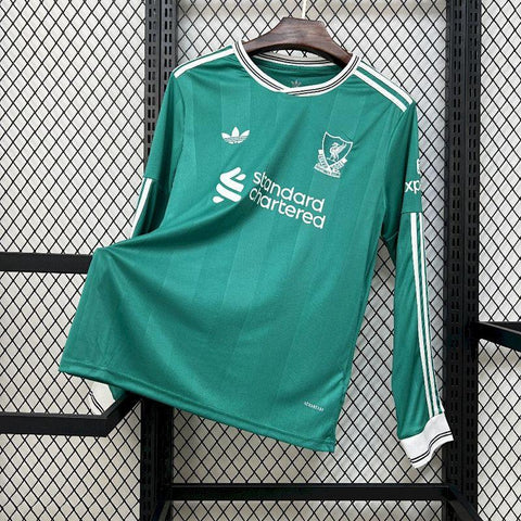 Mens Liverpool 2025-26 Third  Long Sleeve Jersey