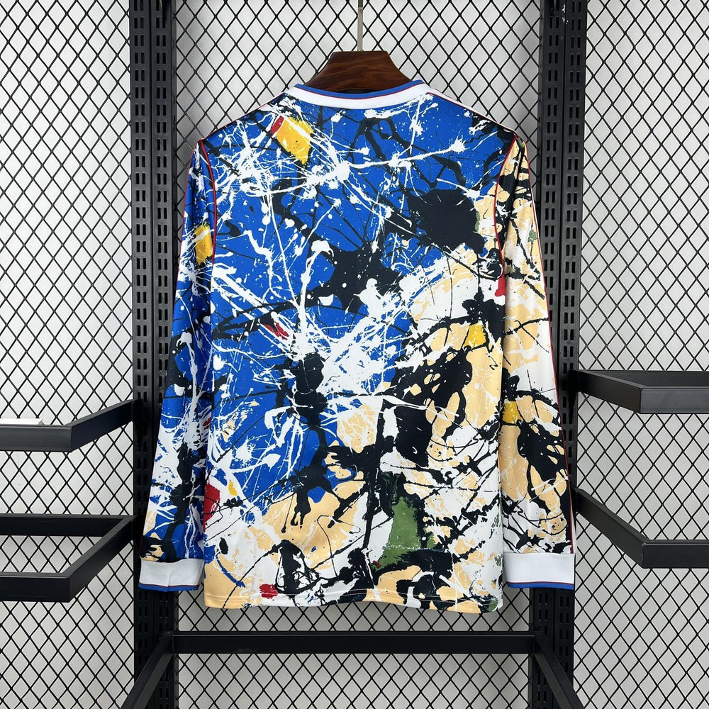 Mens Manchester United x Stone Roses 2025-26 Long Sleeve Jersey