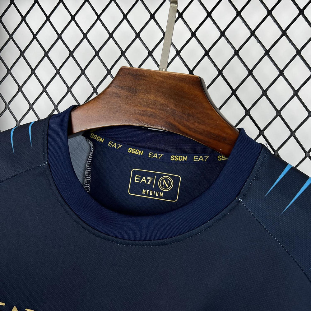 Mens Napoli 2025-26 Pre-match Long Sleeve Jersey
