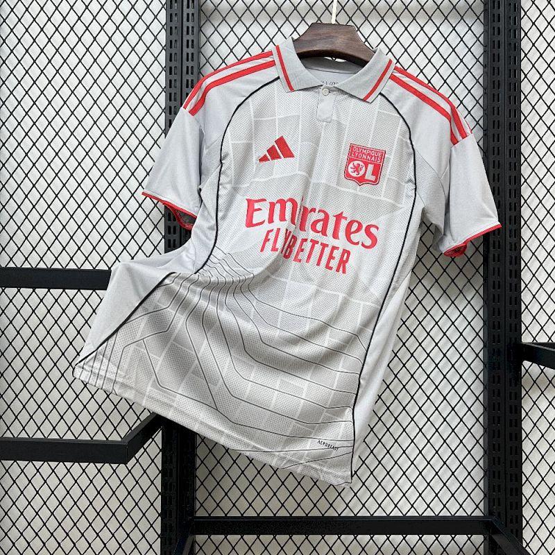 Mens Olympique Lyonnais 2025-26 Third Jersey