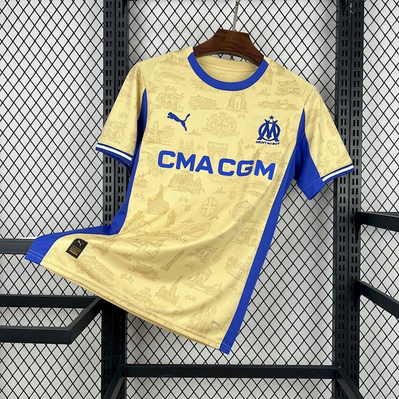 Mens Olympique Marseille 2025-26 Fourth Jersey