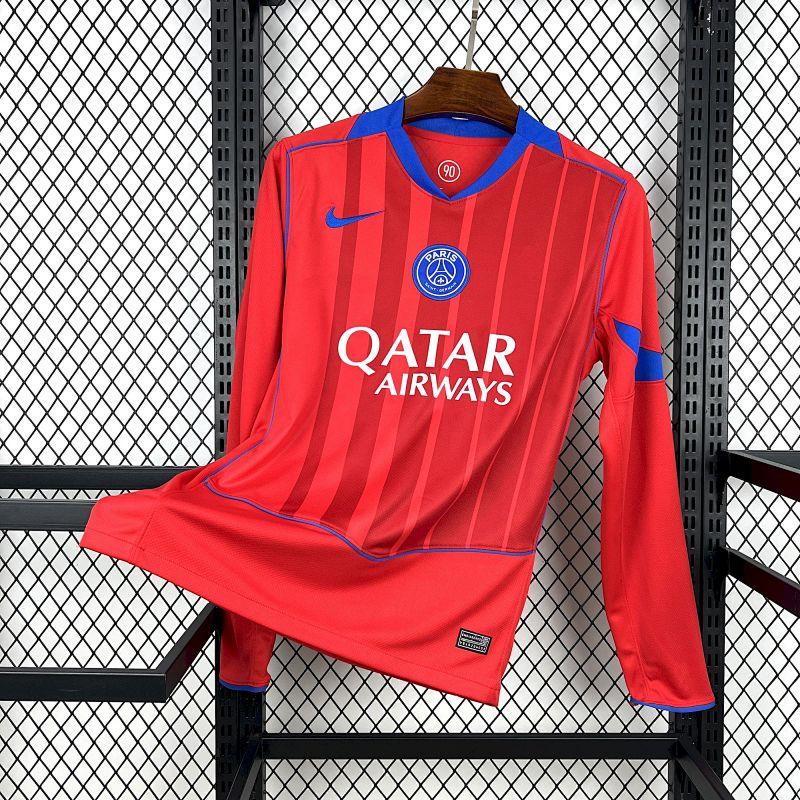 Mens Paris Saint-Germain 2025-26 Third Long Sleeve Jersey