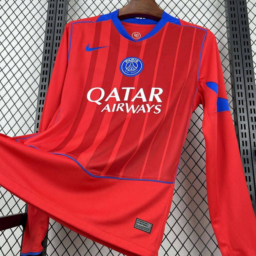 Mens Paris Saint-Germain 2025-26 Third Long Sleeve Jersey