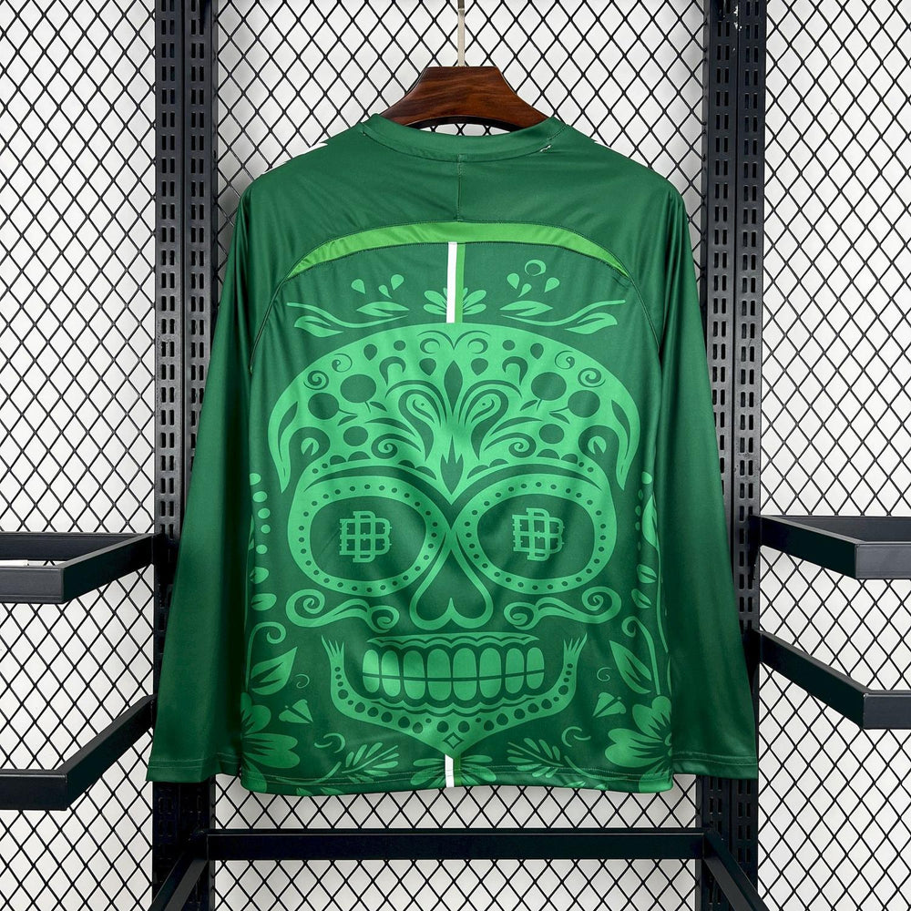 Mens Real Betis 2025-26 Pre-Match Long Sleeve Jersey