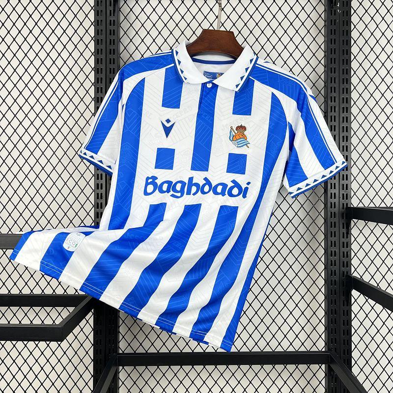 Mens Real Sociedad 2025-26 Vintage Jersey