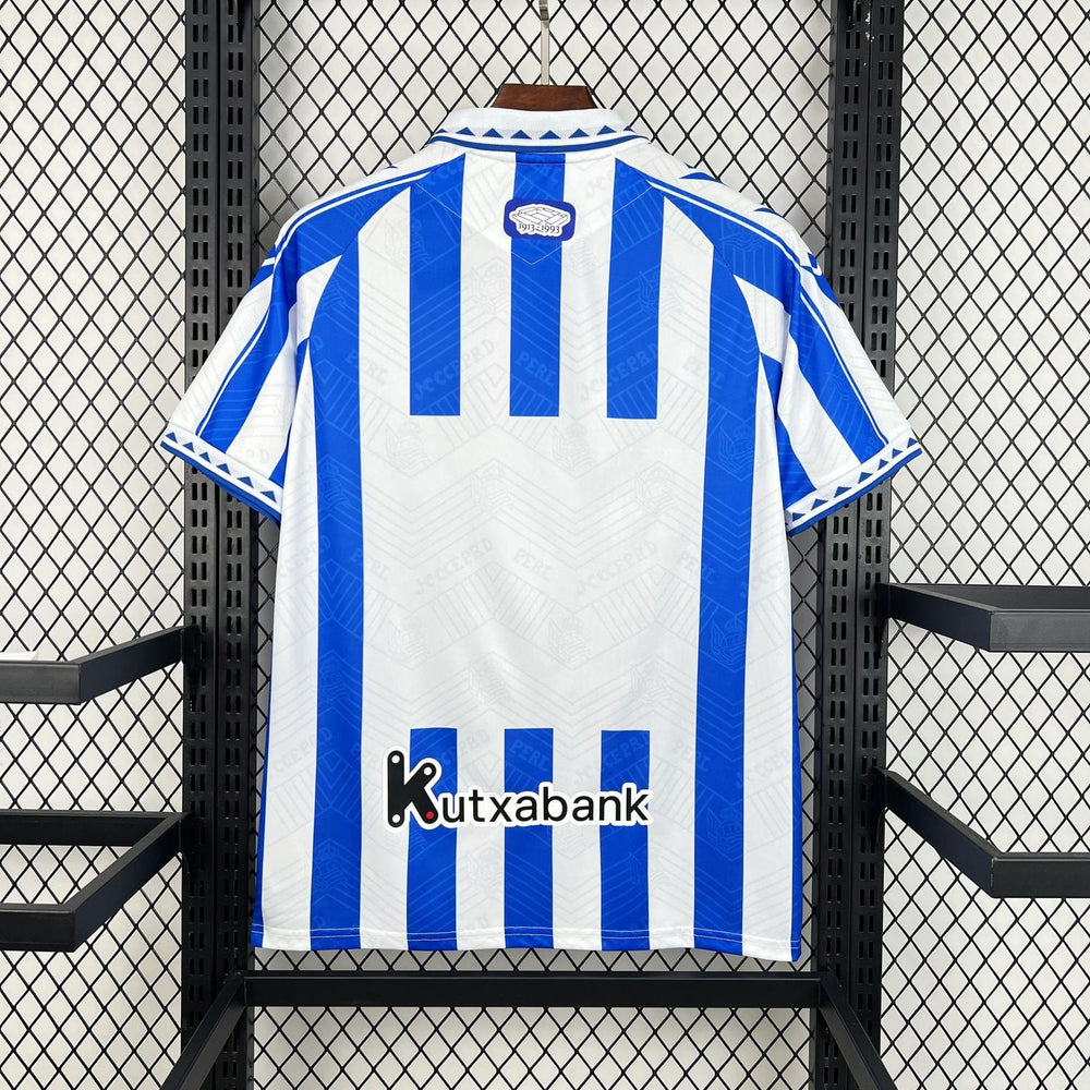 Mens Real Sociedad 2025-26 Vintage Jersey