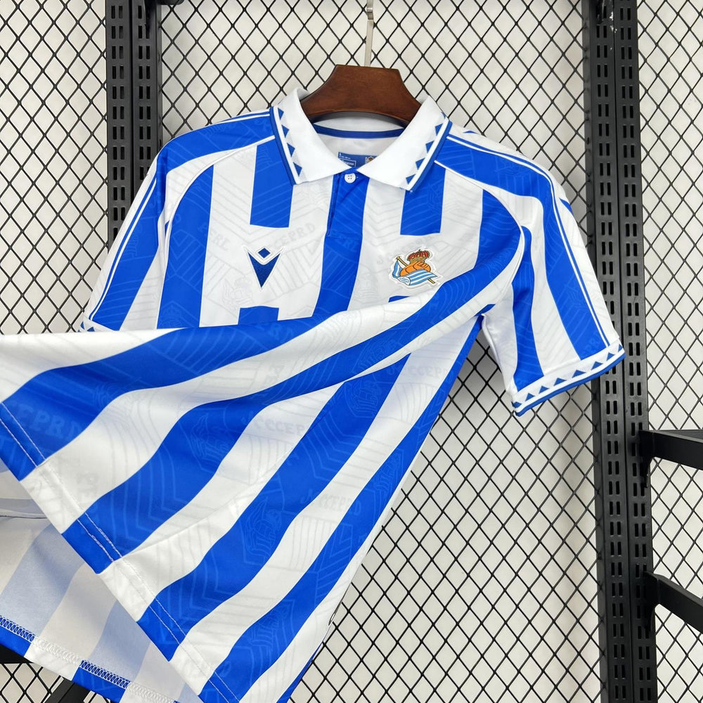 Mens Real Sociedad 2025-26 Vintage Jersey