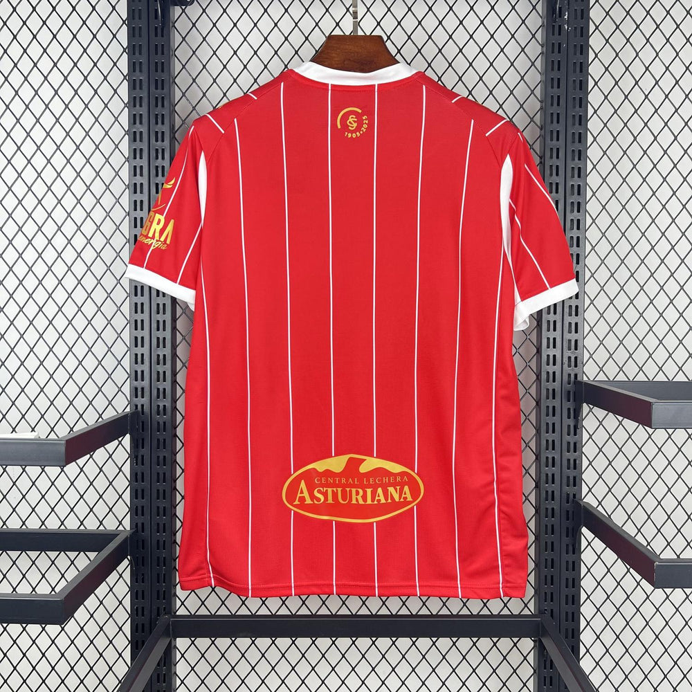 Mens Sporting de Gijón 2025-26 Rrtro Jersey