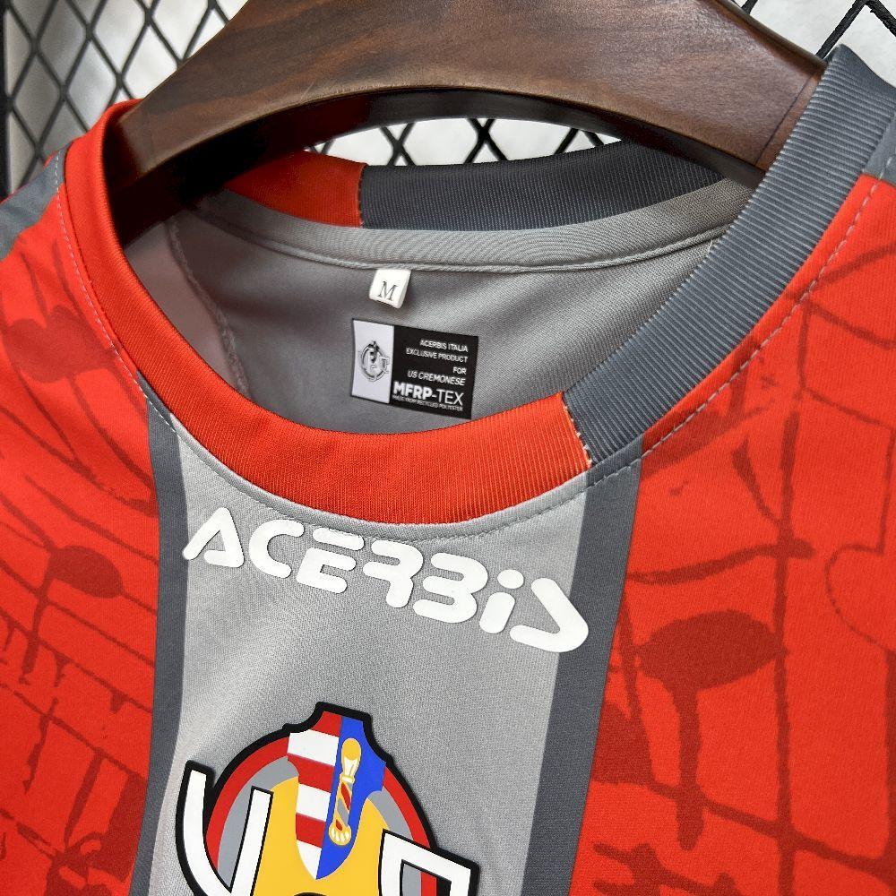 Mens Unione Sportiva Cremonese 2025-26 Home Jersey