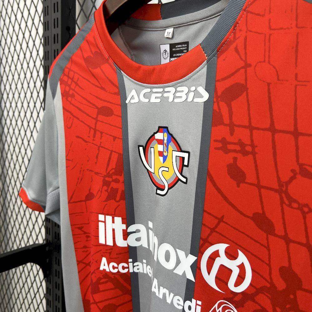 Mens Unione Sportiva Cremonese 2025-26 Home Jersey