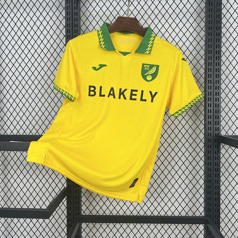 Norwich City FC 2025-26 Home Jersey