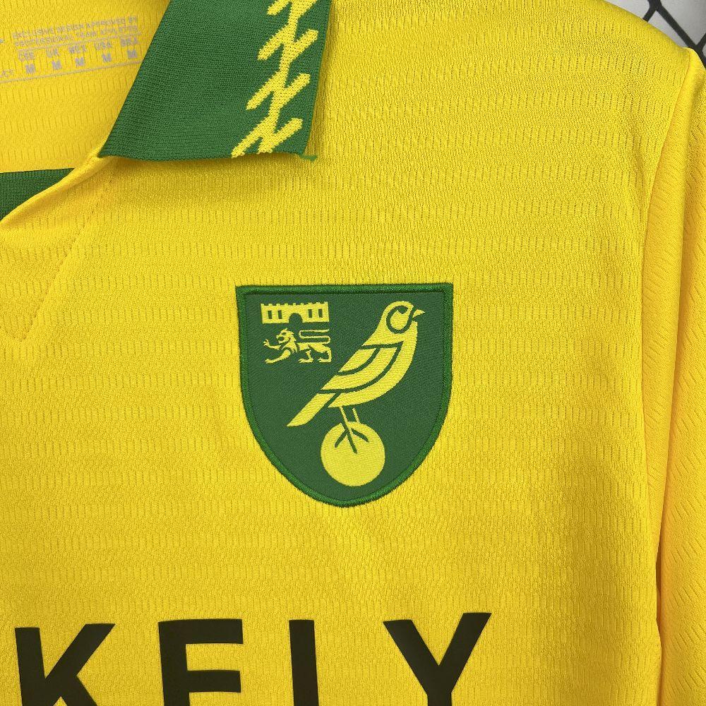 Norwich City FC 2025-26 Home Jersey