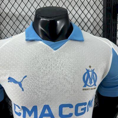 Olympique Marseille 2025-26 Home Jersey Player Version