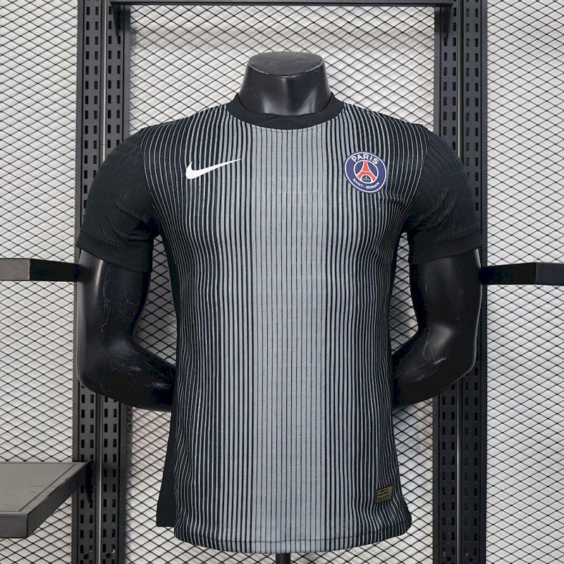 Paris Saint-Germain 2024-25 Black goalkeeper uniform Jersey Player Version