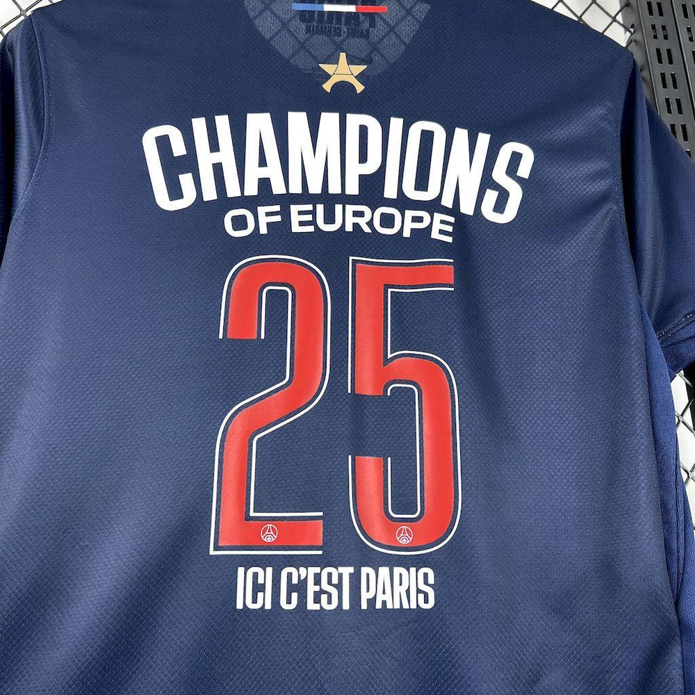 Paris Saint-Germain 2024-25 Home Champions League Winner Jersey