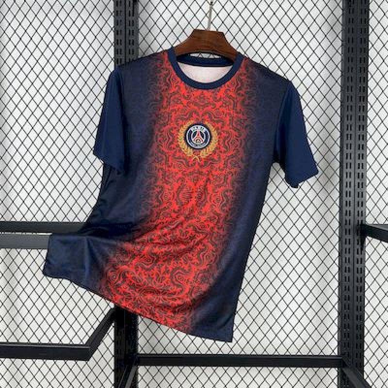 Paris Saint-Germain 2025-26 (CAMPEONES DE EUROPA) Red and blue Jersey