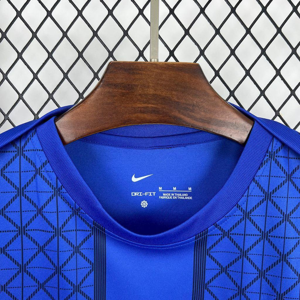 Paris Saint-Germain 2025-26 Pre-match training blue Jersey