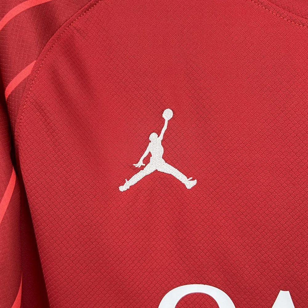 Paris Saint-Germain 2025-26 Red goalkeeper Long Sleeves Jersey