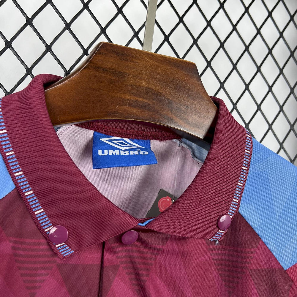 Retro Aston Villa 1990-92 Home Jersey